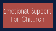 Emotional Support For Children Button